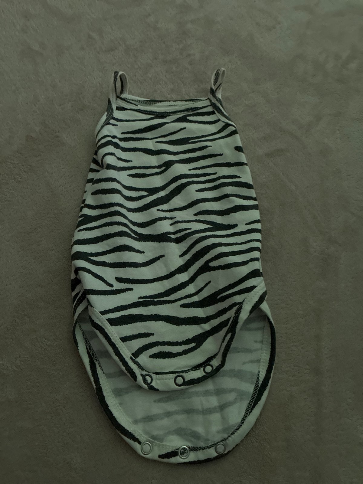 Hema Zebra Romper - Maat 50-56 - Biologisch Katoen, Ophalen of Verzenden, Zo goed als nieuw, Jongetje of Meisje, Nacht- of Onderkleding