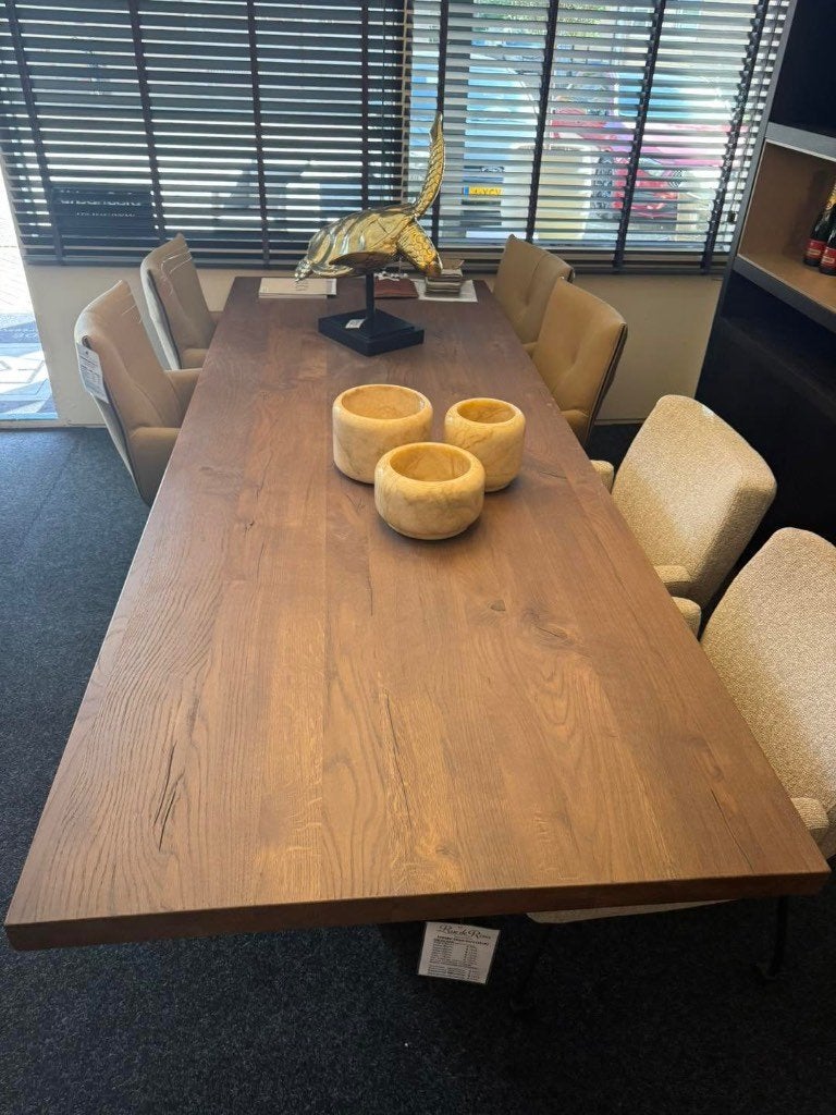 Grote Eiken Eettafel 300cm, Ophalen, Hertogensingel 97 Oss, 100 tot 150 cm, Eikenhout