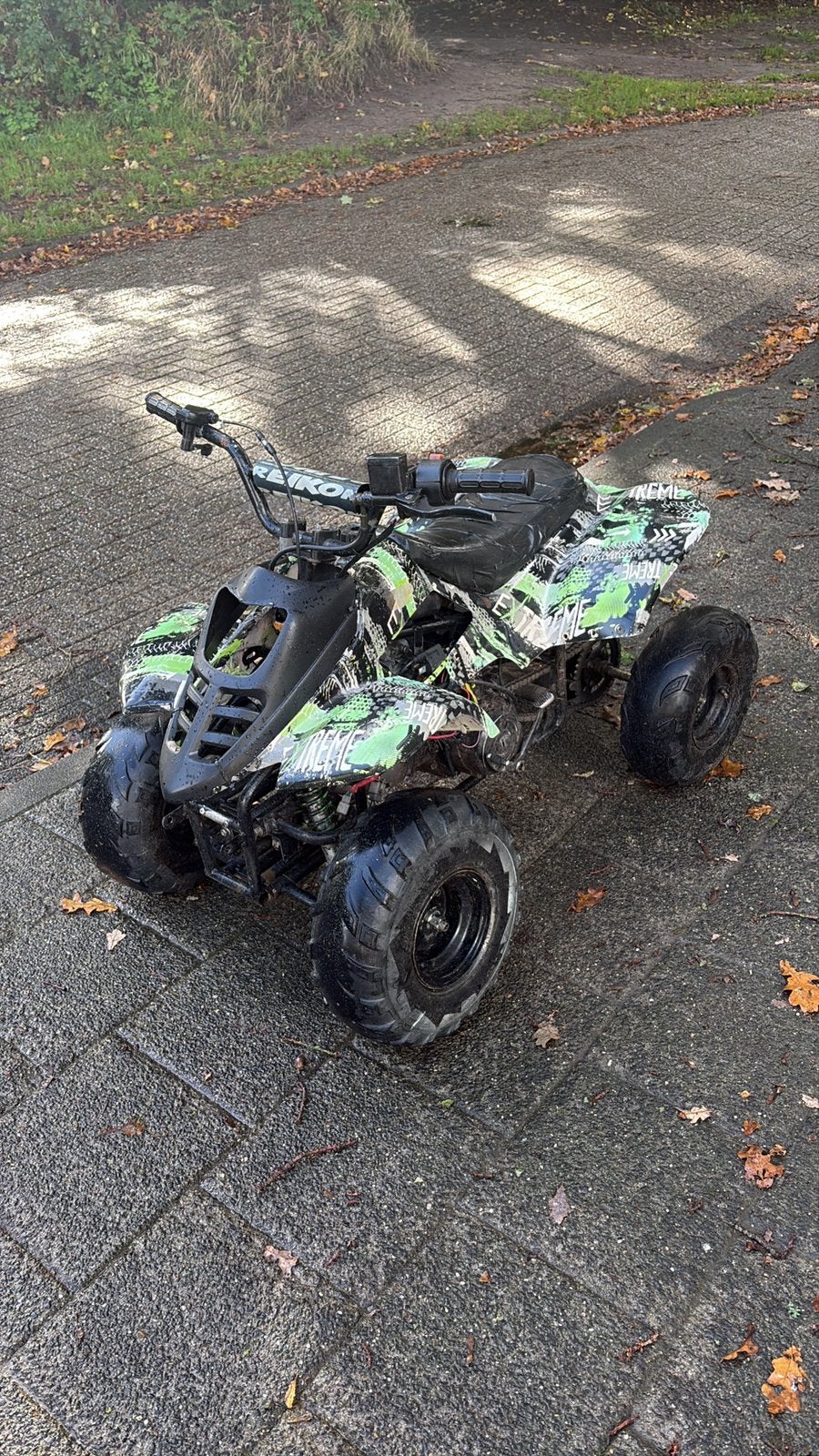 Groene quad 110cc semi-automaat + veel onderdelen en blok, Ophalen, Zo goed als nieuw, Overige typen