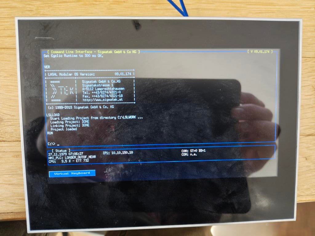Inbouw terminal met touch scherm Sigmatec ETT732, Hobby en Vrije tijd, Elektronica-componenten, Ophalen of Verzenden