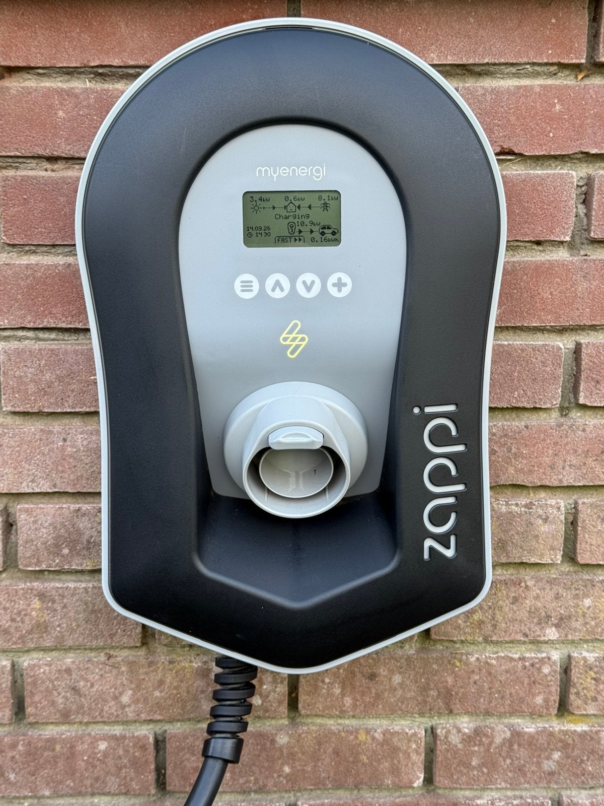 Myenergi Zappi 2.1 laadpaal (<1jr) + Harvi + 6x CT-klem, Ophalen of Verzenden, Zo goed als nieuw, Laadpaal