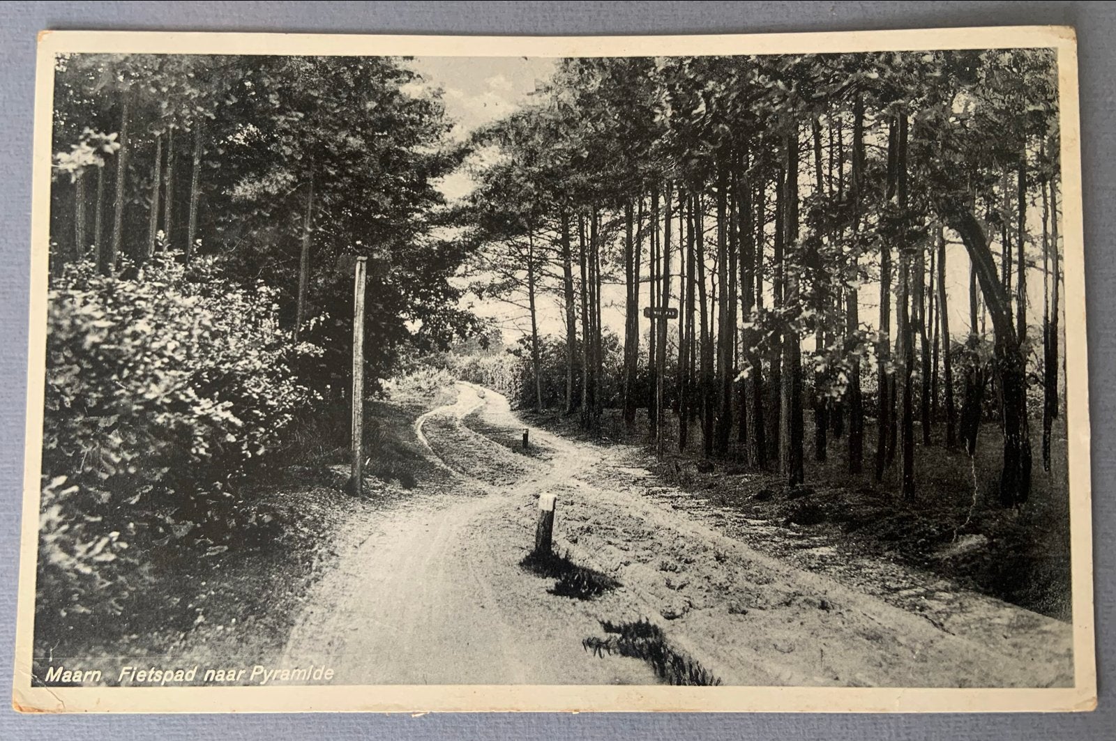 Maarn - Fietspad naar Pyramide (1939), Verzenden, 1920 tot 1940, Gelopen, Utrecht