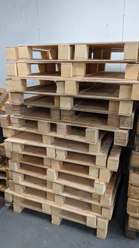Houten Pallets - 100x120cm. Gratis afhalen, Doe-het-zelf en Verbouw, Hout en Planken, Ophalen, Gebruikt