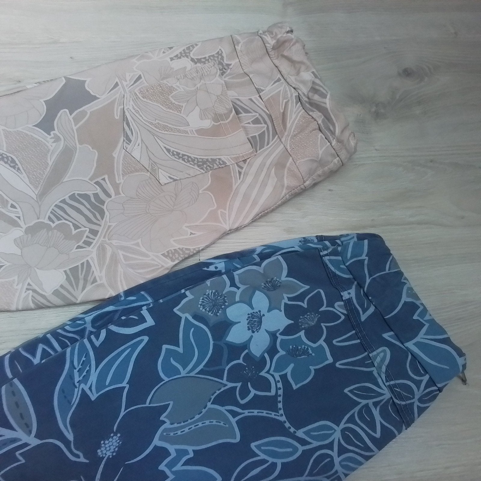 stretch  broeken, Maat 38/40 (M), Blauw, Ophalen of Verzenden, Zo goed als nieuw
