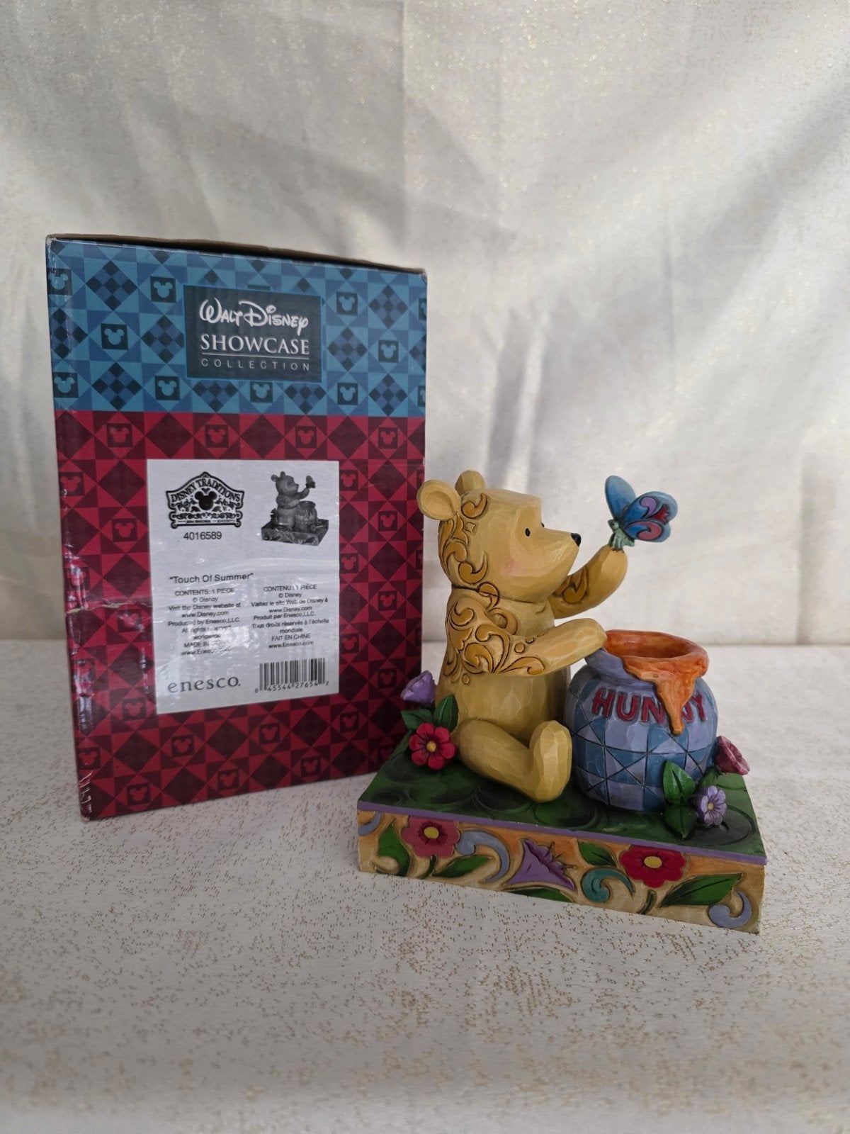 Disney traditions Winnie de Poeh "Touch Of Summer" Beeldje, Ophalen of Verzenden, Winnie de Poeh of vrienden, Nieuw, Beeldje of Figuurtje