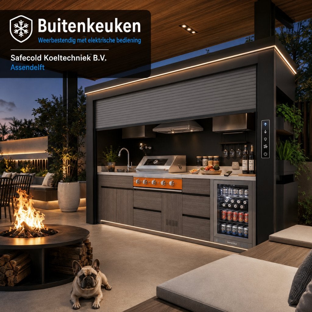 Buitenkeuken weerbestendig, met elektrische bediening, Ophalen, Nieuw, Elektrisch, Merk Safecold