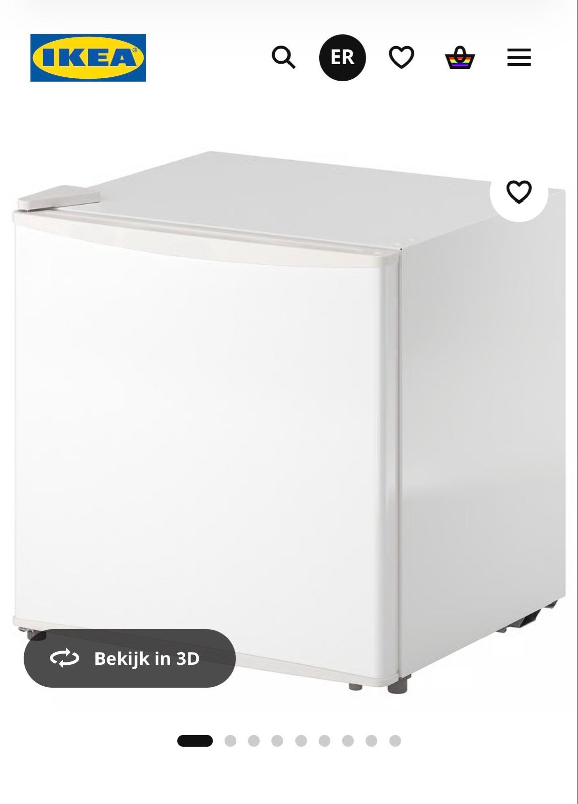 IKEA TILLREDA Koelkast - Nieuw in doos, Witgoed en Apparatuur, Ophalen, Zonder vriesvak, Nieuw, Minder dan 75 liter