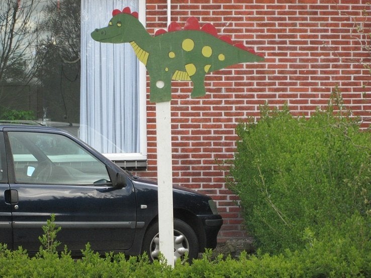 26 x dinosaurus feestpalen straatversiering, Hobby en Vrije tijd, Ophalen, Nieuw, Overige