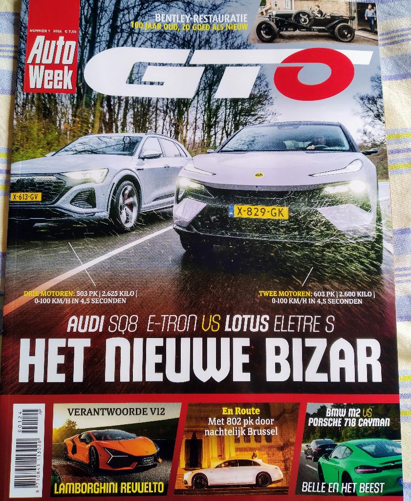 Autoweek GTO 4x tijdschriften 2024, Ophalen of Verzenden, Zo goed als nieuw, Autoweek, Algemeen