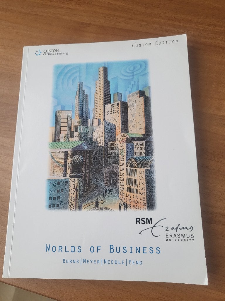 Studieboek World of Business RSM, Diverse auteurs, Ophalen of Verzenden, Beta, WO