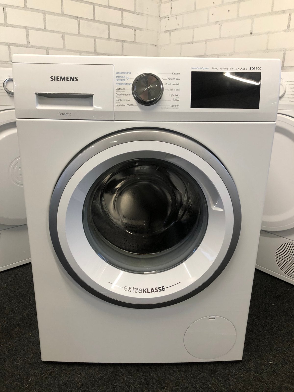 € 299 A+++ 8kg wasmachine Siemens iQ500 iSensoric GARANTIE, Ophalen, 1200 tot 1600 toeren, 8 tot 10 kg, Energieklasse A of zuiniger
