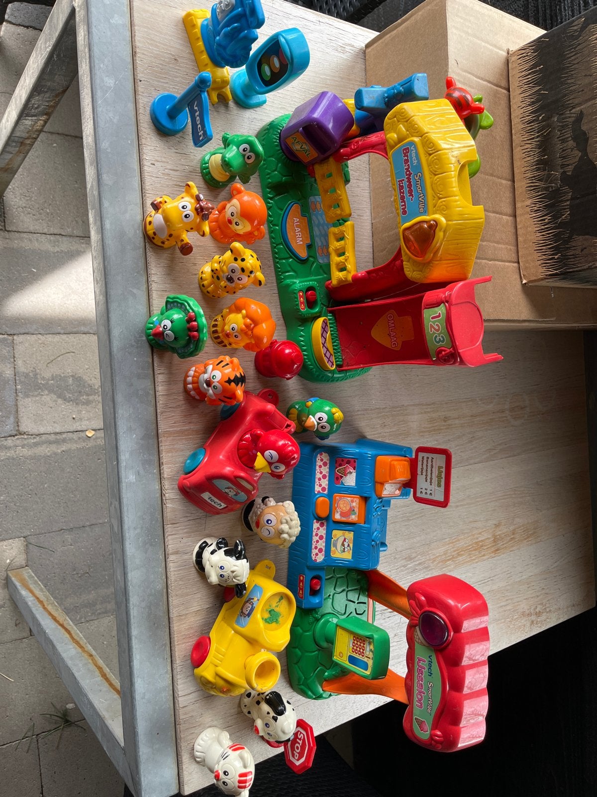 Grote set Vtech Smartville speelgoed met veel extra's, Ophalen of Verzenden, Gebruikt, Overige typen, Met licht