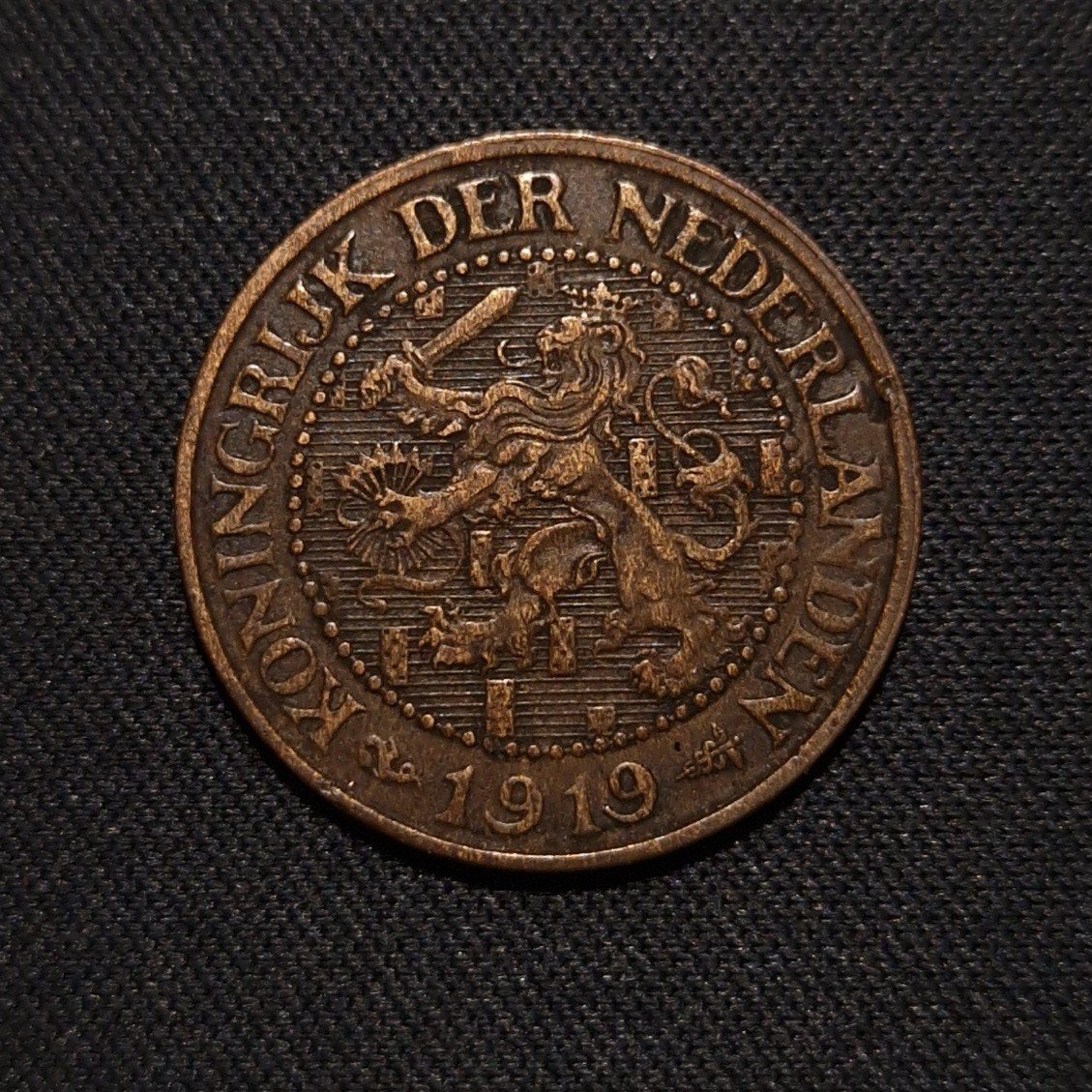 2 1/2 cent 1919, Postzegels en Munten, Munten | Nederland, Verzenden, Koningin Wilhelmina, Losse munt