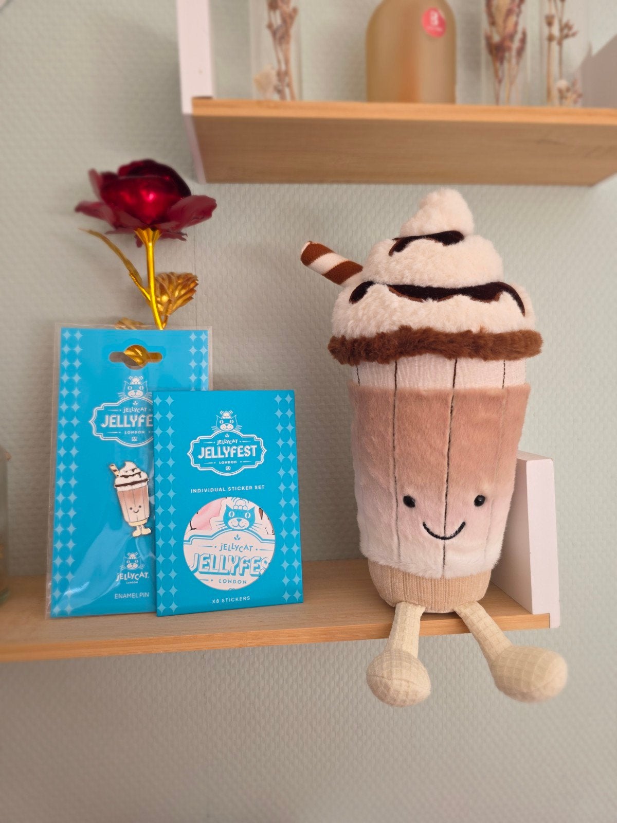 Jellycat Von Illa Eiskaffee knuffel - Nieuw met kaartje, Jellycat, Overige typen, Nieuw, Ophalen of Verzenden