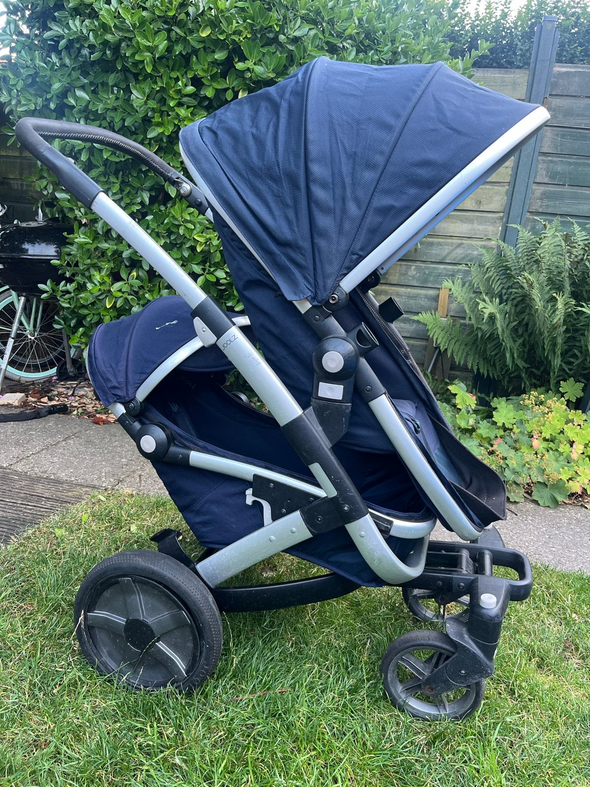 Joolz tweeling kinderwagen - Gebruikt, band stuk, Gebruikt, Duowagen, Ophalen, Kinderwagen