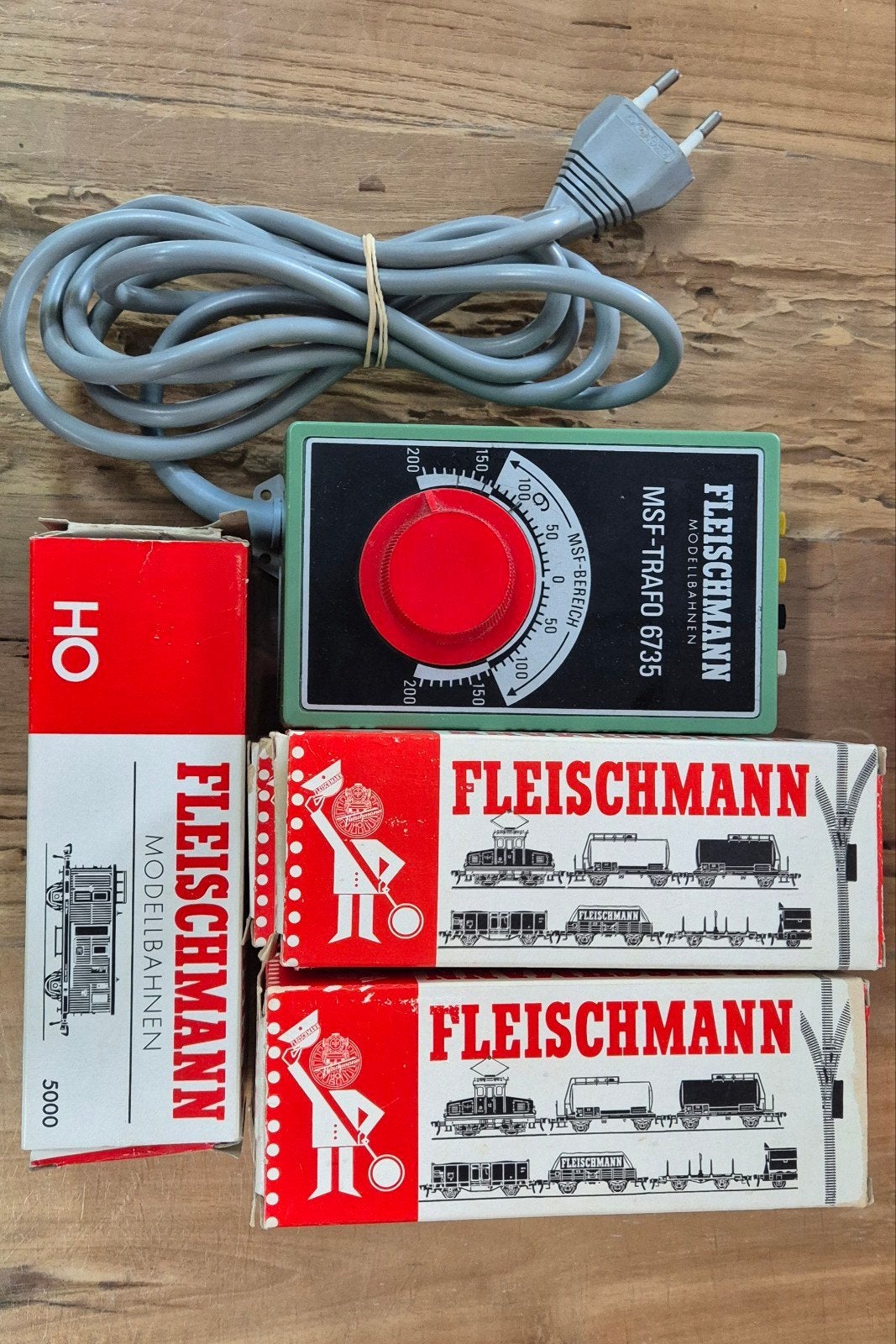 Fleischmann H0 diverse treinwagons & transformator, Gebruikt, Gelijkstroom, Fleischmann, Wagon
