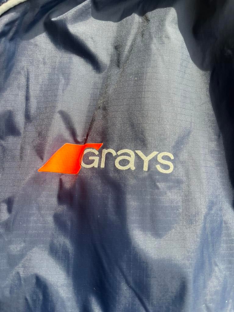 Grays trainingsjack regenjas windjack M donkerblauw, Ophalen of Verzenden, Zo goed als nieuw, Kleding