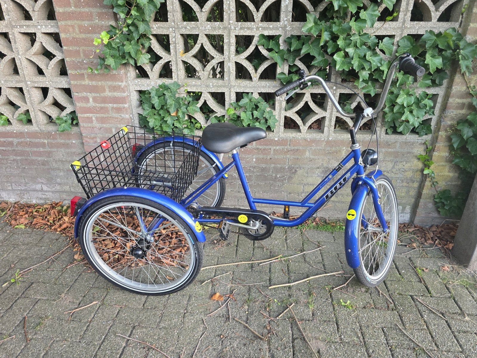 driewieler volwassen vanaf 1.50m kun je erop., Ophalen, Gebruikt, Terugtraprem