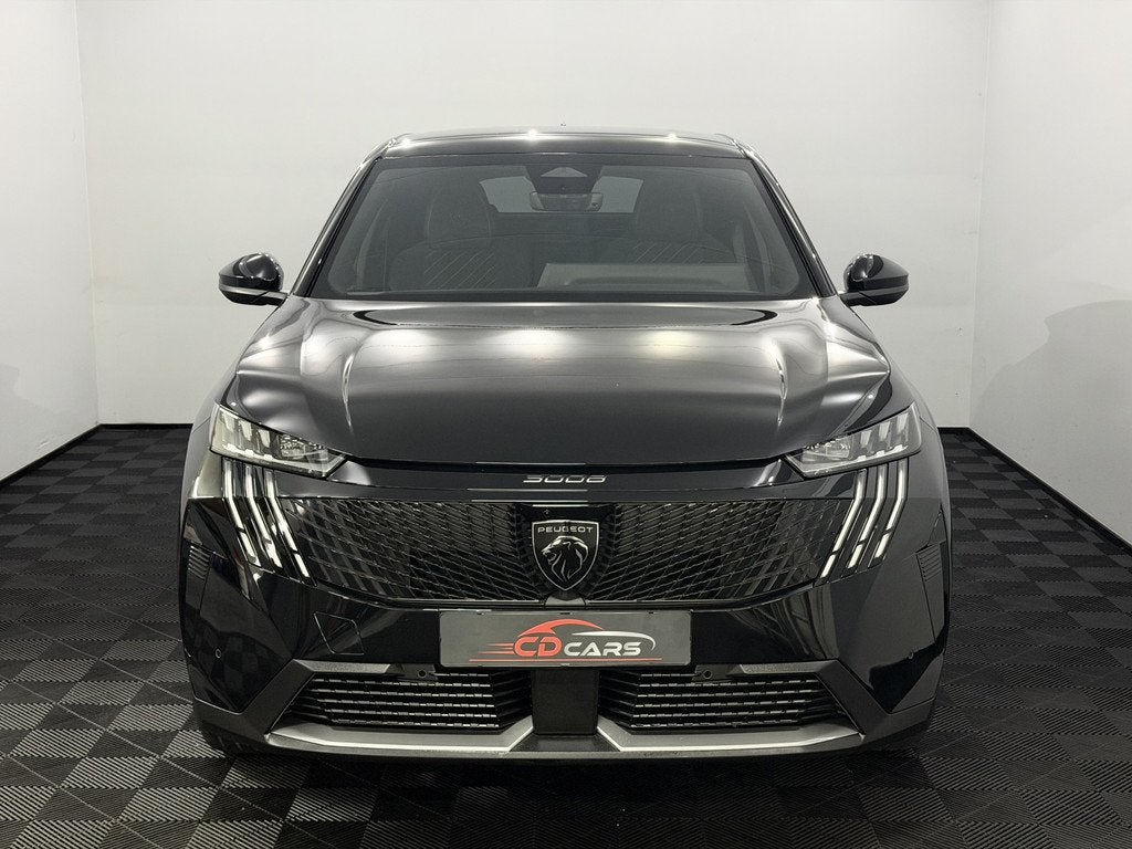 Peugeot 3008 1.2 Hybrid 145 GT 360 Camera, Navi, Half leder/, Gebruikt, 1199 cc, Zwart, Bedrijf