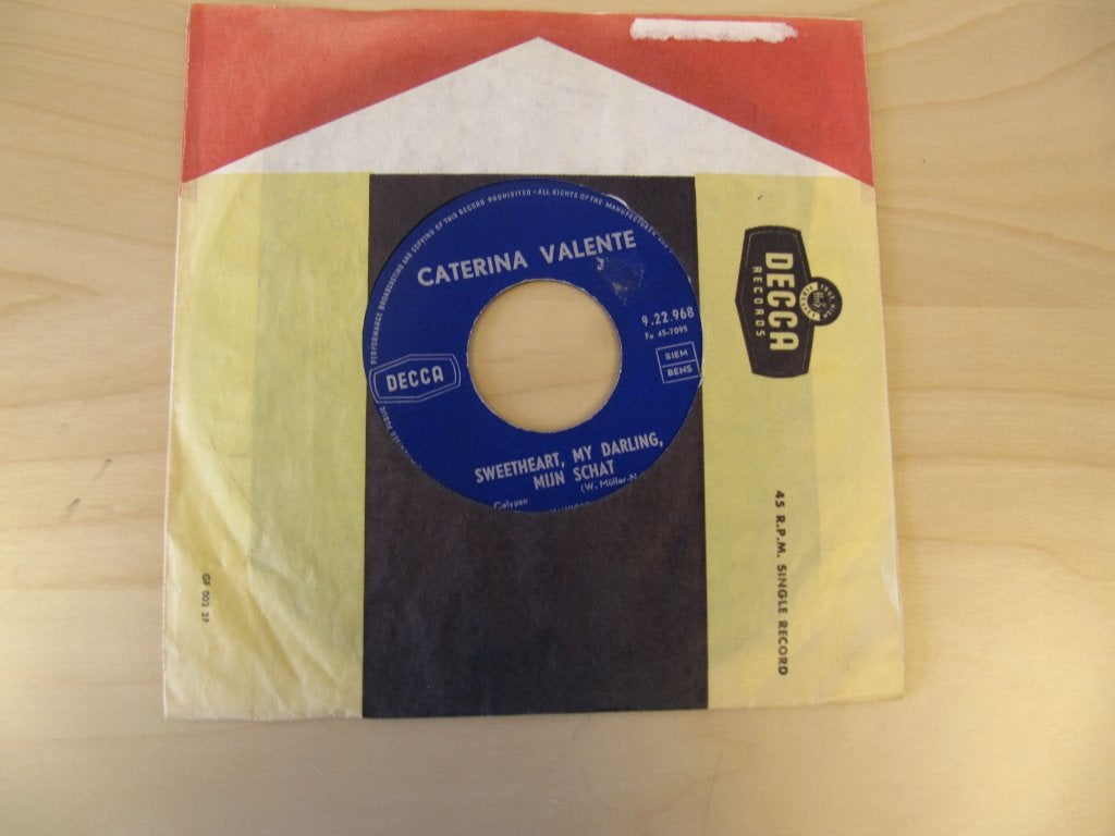 Catherina Valente = Sweetheart my darling, Originele persing, Ophalen of Verzenden, Zo goed als nieuw, Pop