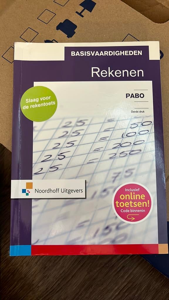 Basisvaardigheden rekenen voor de Pabo, Ophalen of Verzenden, Zo goed als nieuw
