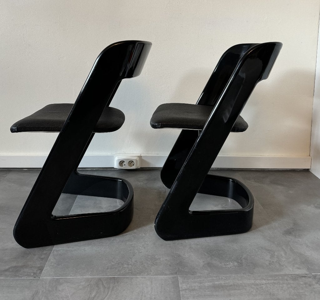 2 Peter Ghyczy stoelen "Lucy", Ophalen, Kunststof, Gebruikt, Twee