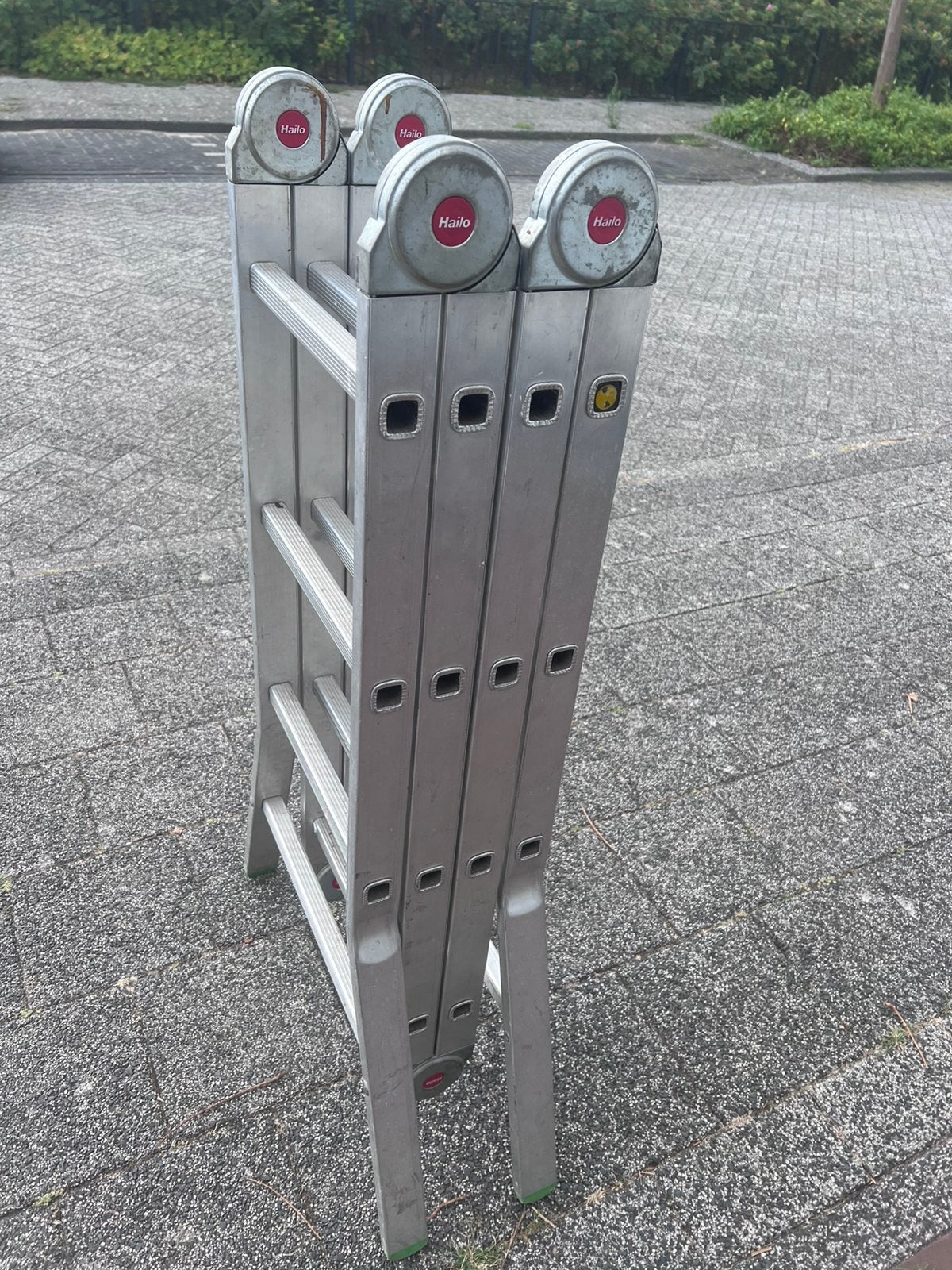 Hailo opvouwbare ladder/trap  / stijger Zo goed als nieuw, Ophalen, Zo goed als nieuw
