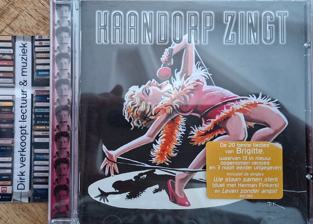 Brigitte Kaandorp; Kaandorp zingt (voor de fan: gesigneerd), Cabaret of Kleinkunst, Ophalen of Verzenden, Zo goed als nieuw, Inclusief boekje