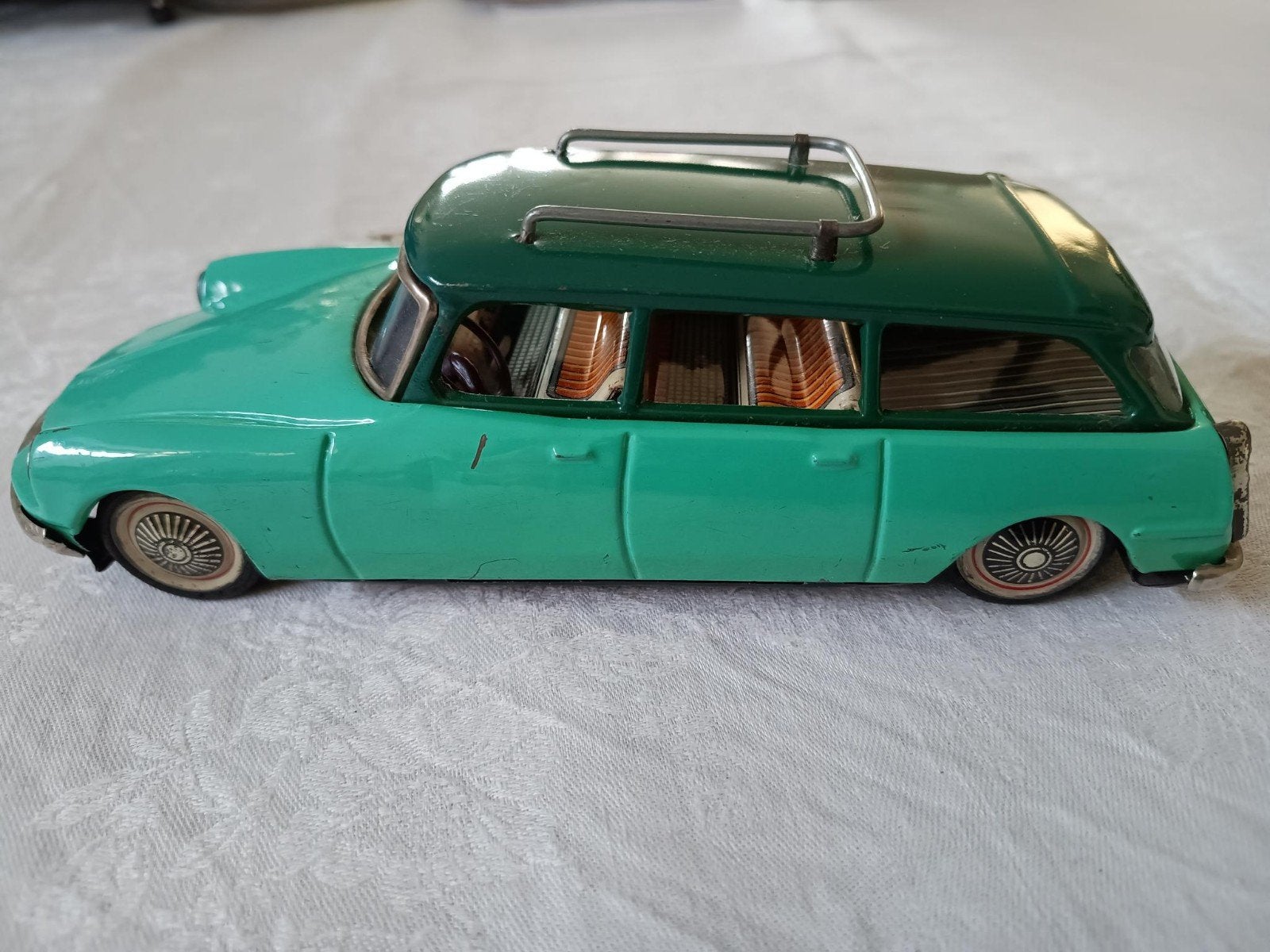 Vintage blikken speelgoedauto Citroën DS19 Made in Japan, Kinderen en Baby's, Speelgoed | Speelgoedvoertuigen, Gebruikt, Ophalen of Verzenden