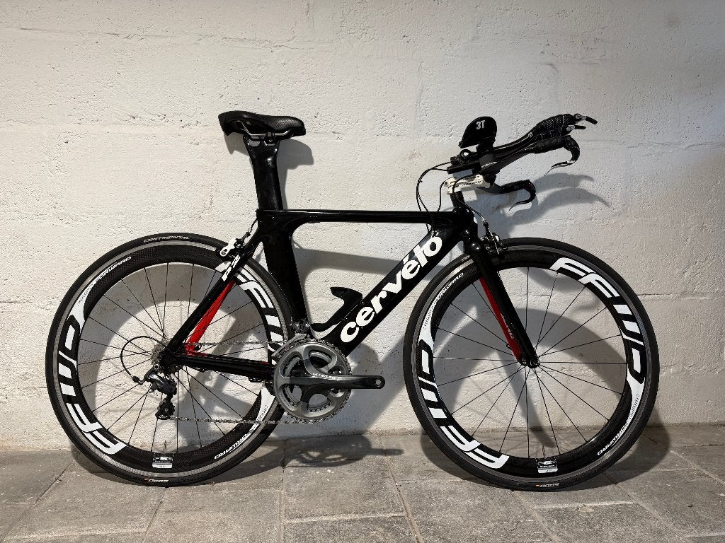 Cervelo P2 TT/triathlon fiets, Fietsen en Brommers, Gebruikt, Carbon, Velgrem, Overige maten