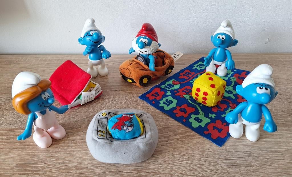 Smurfen McDonald's Happy Meal figuren en accessoires, Verzamelen, Smurfen, Ophalen of Verzenden, Zo goed als nieuw, Verschillende Smurfen