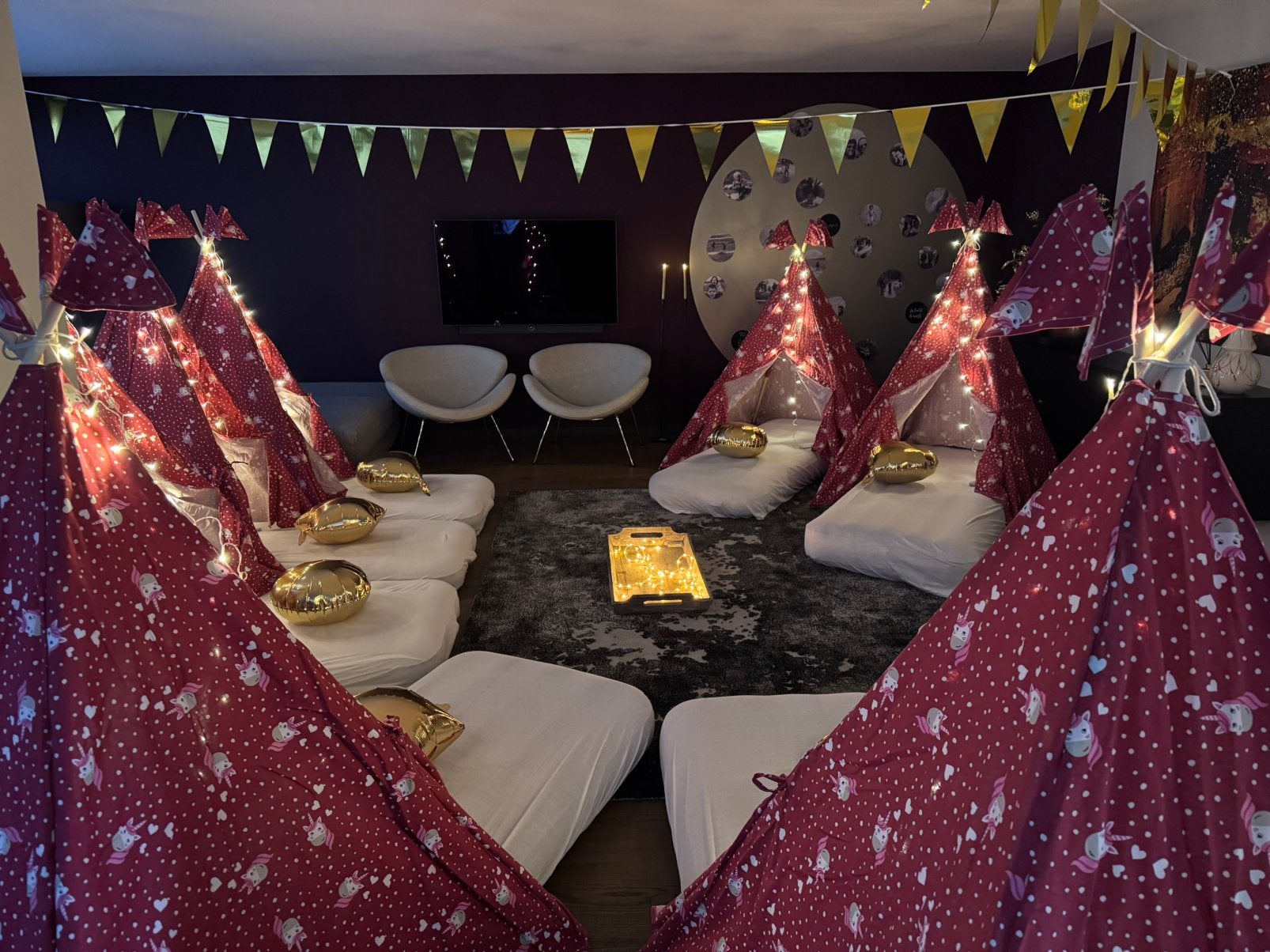 Tentje tipitent slaapfeestje.kinderfeest, Ophalen