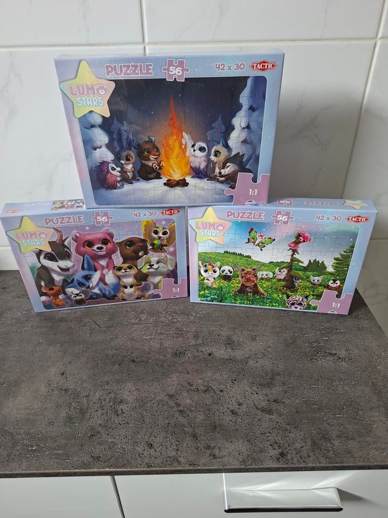 Lumo Stars Puzzels - 56 stukjes per stuk, Ophalen, 10 tot 50 stukjes, Zo goed als nieuw