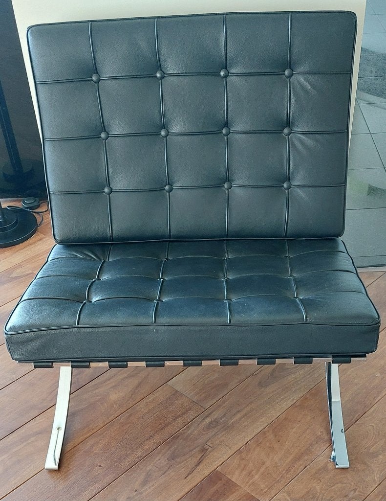 Barcelona fauteuil, Huis en Inrichting, Stoelen, Ophalen, Modern design, Gebruikt, Twee