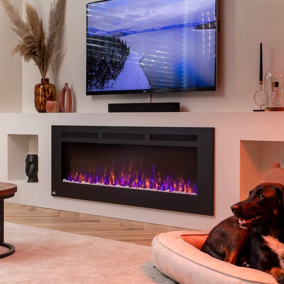 Elektrische haard Napoleon, Huis en Inrichting, Ophalen, Zo goed als nieuw, Vrijstaande haard, Elektrische haard