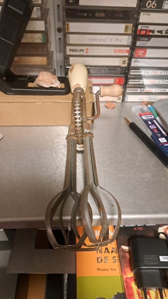 Oude stalen Handmixer (Z260-162), Ophalen of Verzenden