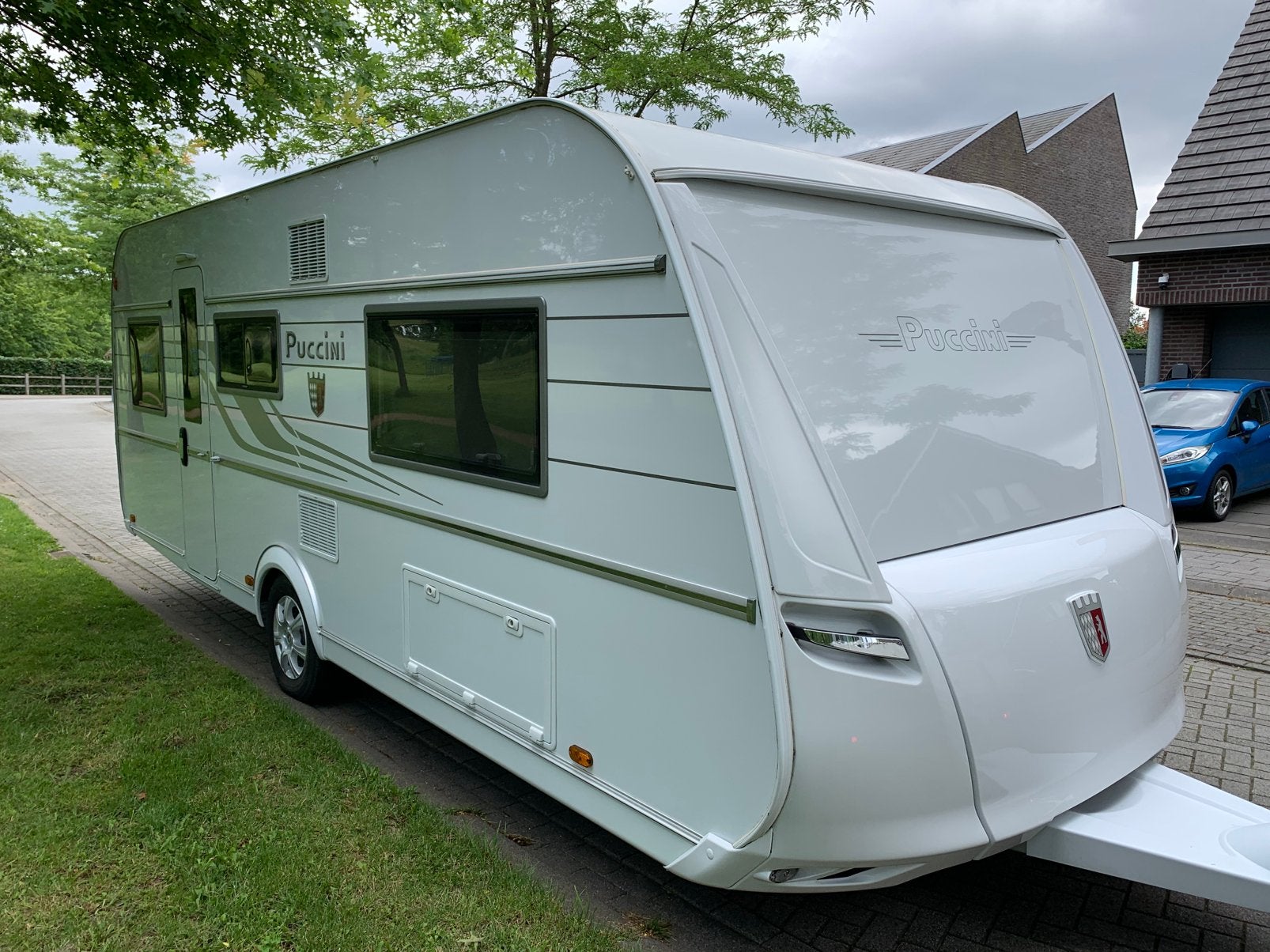Tabbert puccini absolute nieuwstaat!, Vast bed, Rondzit, Tabbert, Tot en met 3