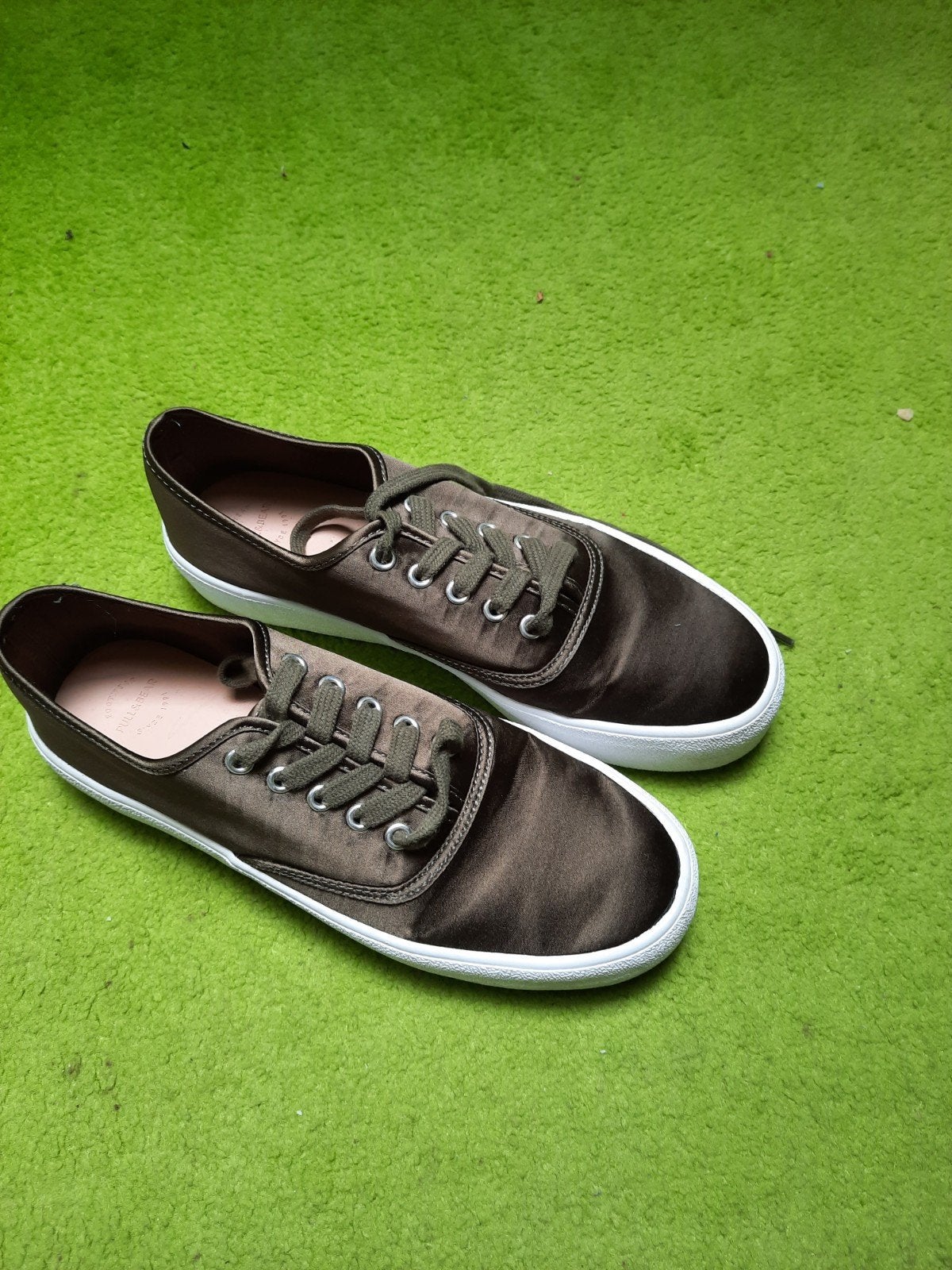 Donkergroene sneakers mt 39, Ophalen of Verzenden, Pull & Bear, Groen, Sneakers of Gympen