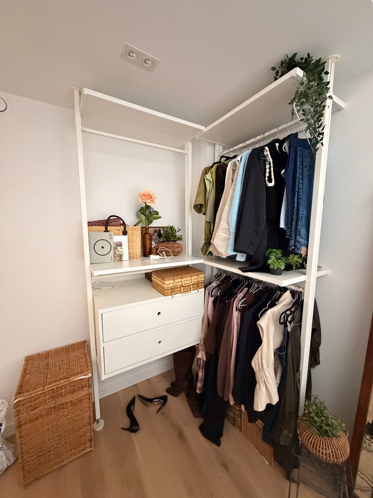 IKEA ELVARLI Kledingkast, Ophalen, Gebruikt, 100 tot 150 cm, 200 cm of meer