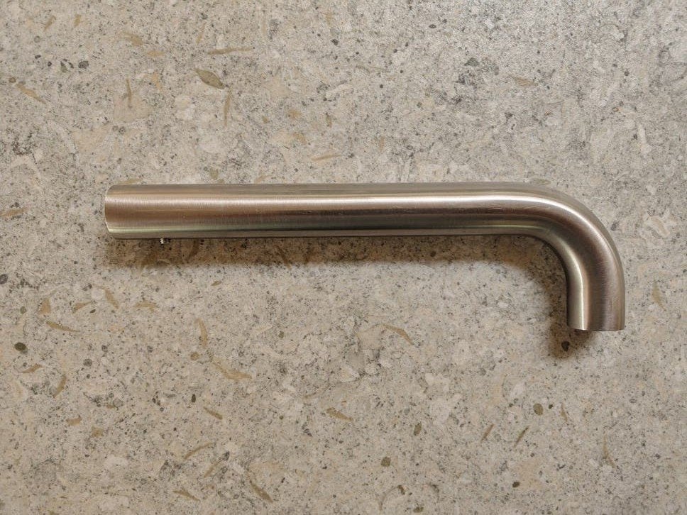 hotbath cobber uitloop 18cm, Ophalen of Verzenden, Gebruikt, Rvs, Kraan