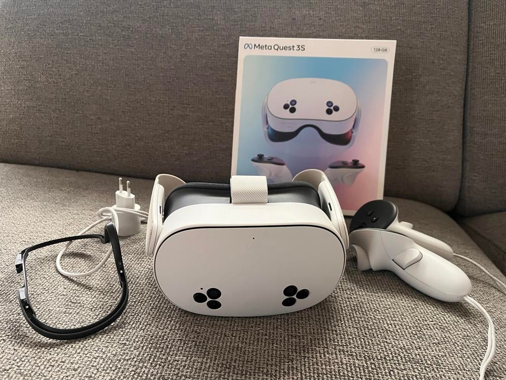 Meta Quest 3S 128 GB VR-bril - Zo goed als nieuw, Ophalen, Zo goed als nieuw, VR-bril, Overige platformen