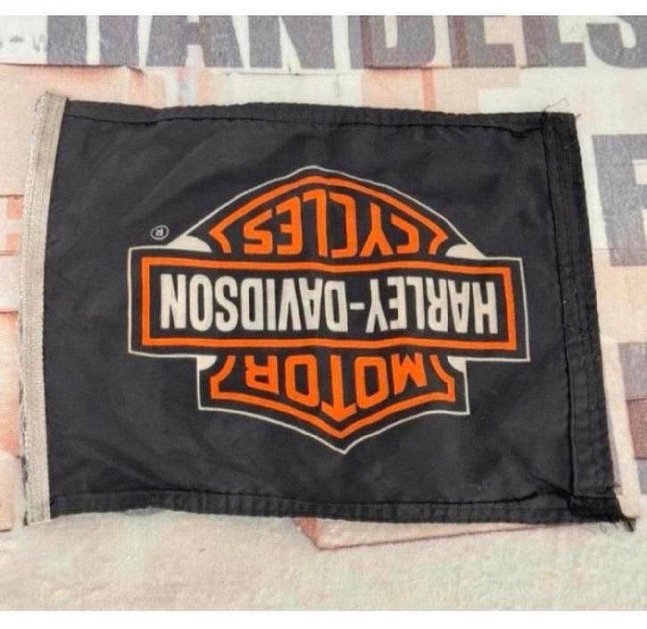 Vlag Motor Harley Davidson Cycles vintage dubbelzijdig flag, Diversen, Ophalen of Verzenden, Zo goed als nieuw, H, H