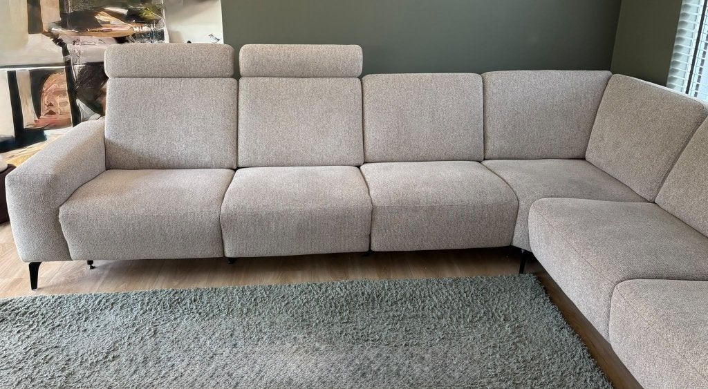 Hoekbank Montel type Tuscan, Ophalen, 250 tot 300 cm, Hoekbank, 75 tot 100 cm