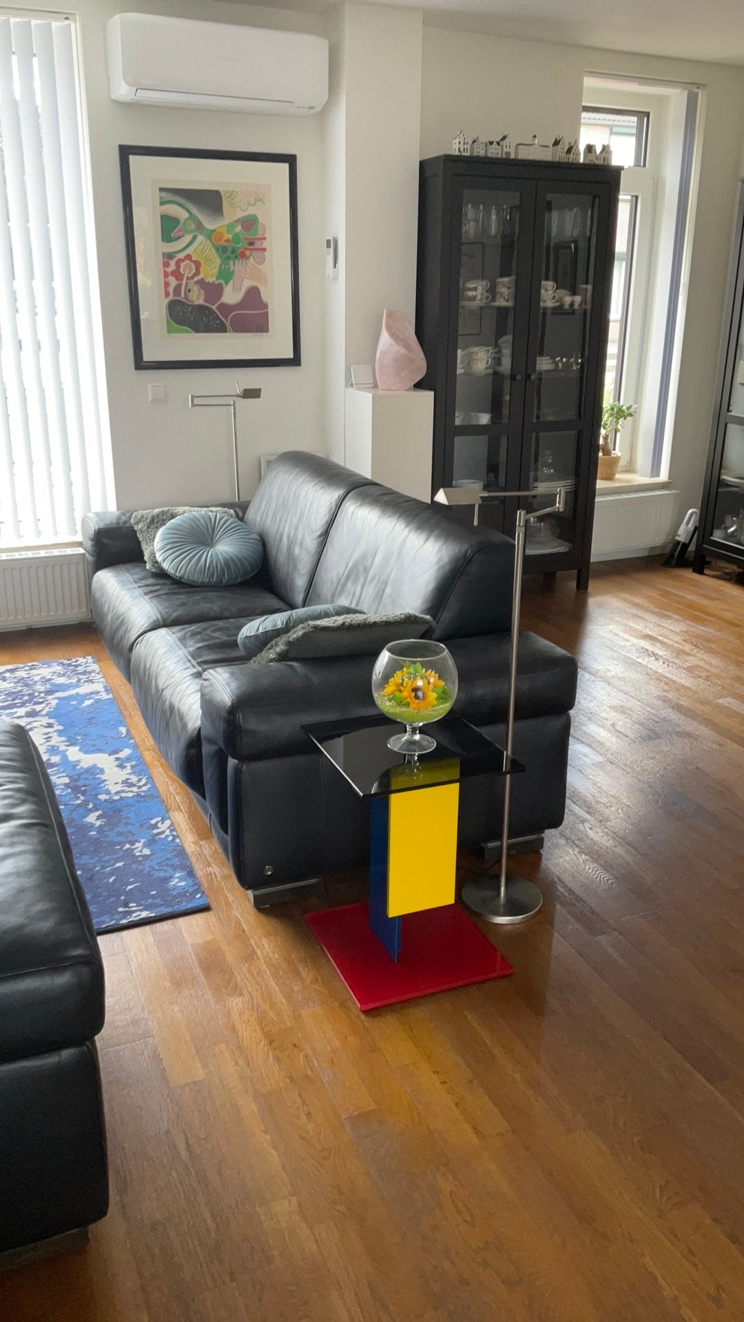 Prachtig leren Natuzzi Italiaans bankstel, Ophalen