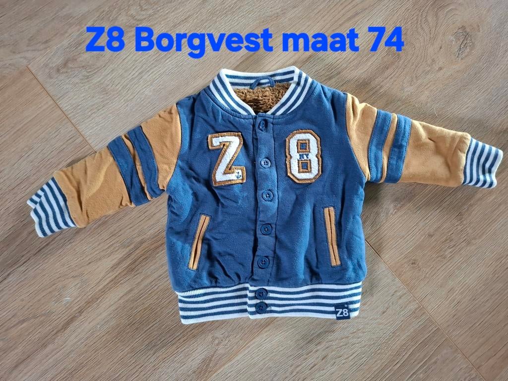 Z8 borgvest maat 74, Ophalen of Verzenden, Zo goed als nieuw, Meisje, Jasje