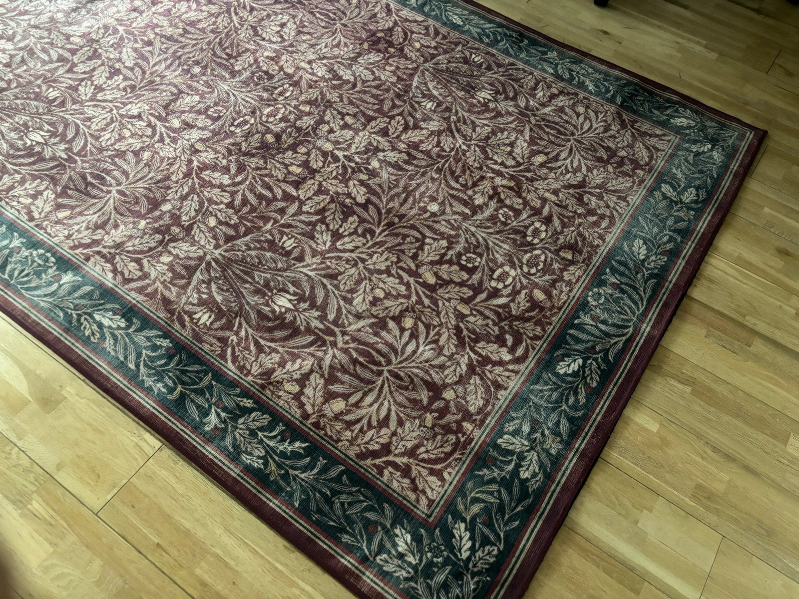 Ruggable tapijt met antislip onderkleed 185x275cm, Ophalen, 150 tot 200 cm, Rechthoekig, Rood