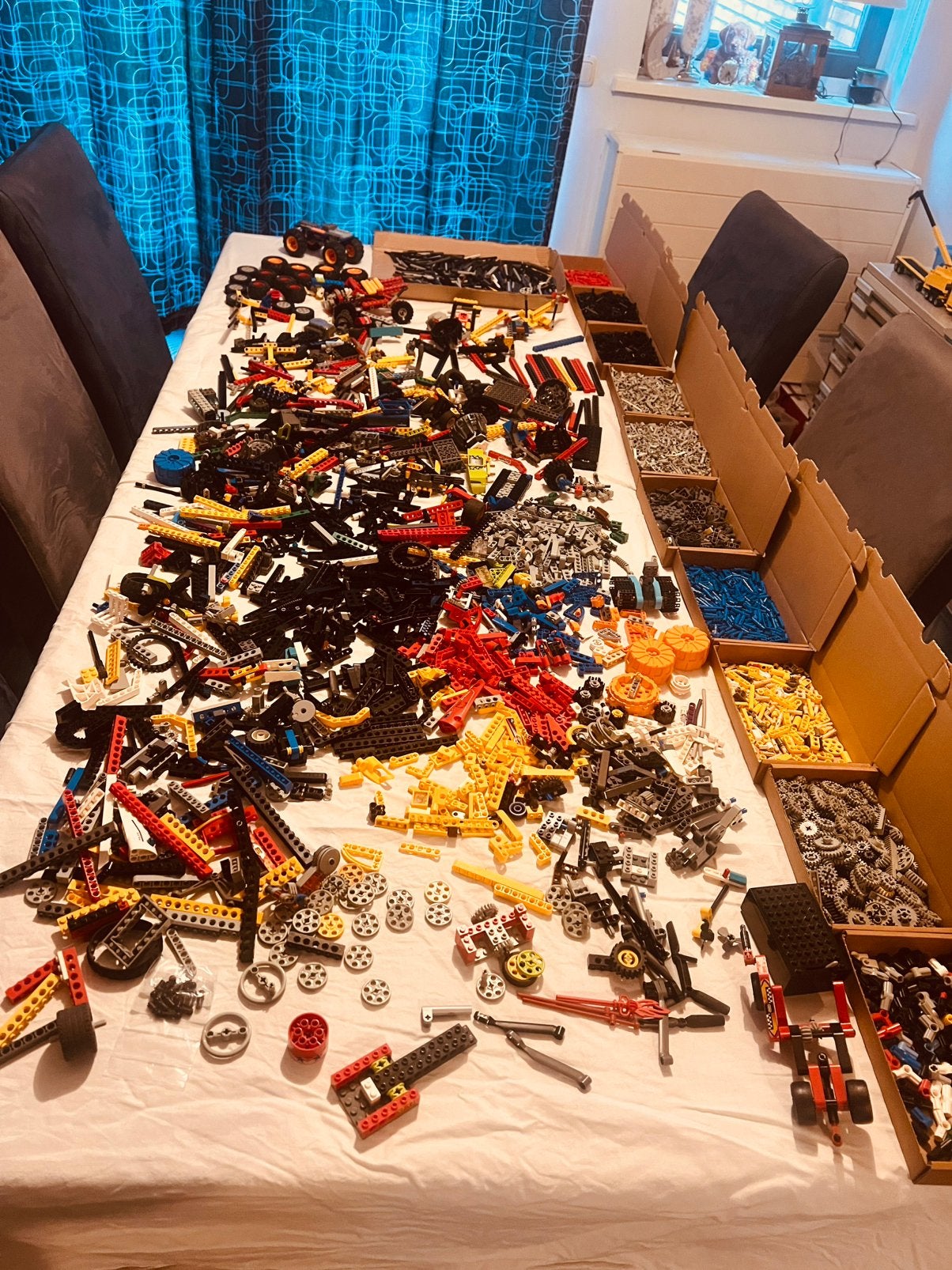 Lego grote partij technisch lego, Ophalen of Verzenden, Zo goed als nieuw