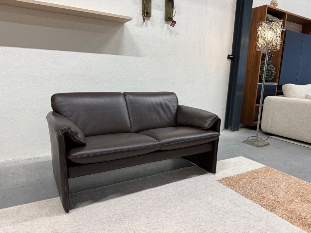 Leolux Bora Bora bank 2 Zits Bruin leer Design 147, Info@leolux.nl, Tweepersoons, Ophalen of Verzenden, Rechte bank