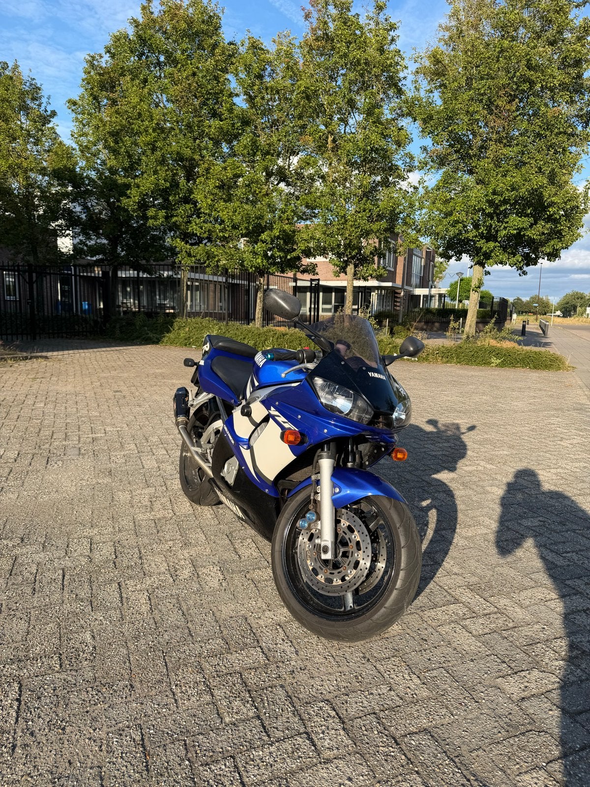 Yamaha YZF-R6 Sportmotor - Blauw/Wit, Ophalen of Verzenden