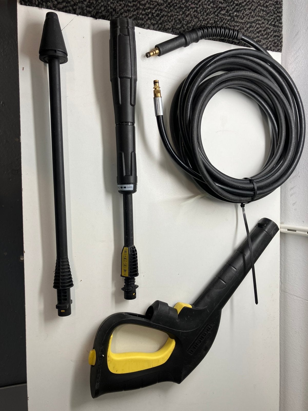 Karcher hogedrukslang met pistool incl vario lans & frees, Ophalen of Verzenden, Zo goed als nieuw, Elektrisch